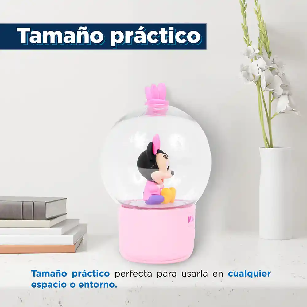 Miniso Lámpara de Noche Con Luz Led Minnie Mouse Modelo Ald-Db33