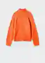 Saco Jersey Zulma Naranja Talla L Mujer Mango