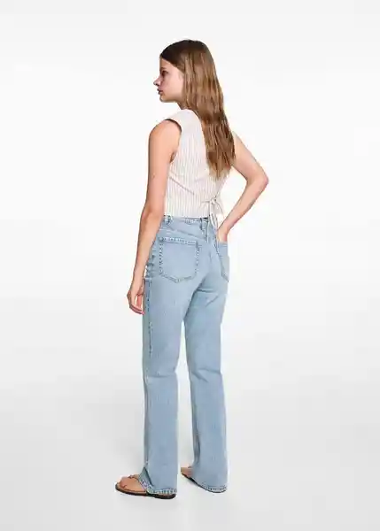 Jean Straight Tejano Medio Talla 19 Teen Niñas Mango