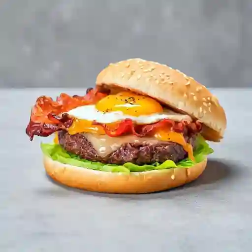 Hamburguesa con Huevo Frito