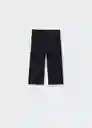 Pantalón Carbon Negro Talla 71 Niñas Mango