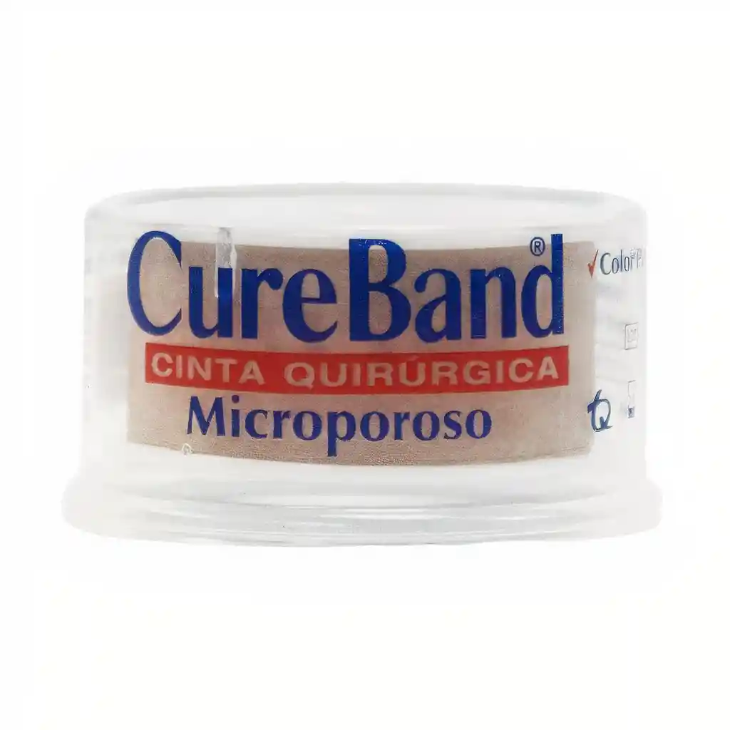 Cure Band Micropore Color Piel