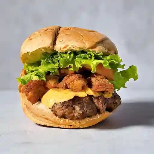 Hamburguesa chicharronuda