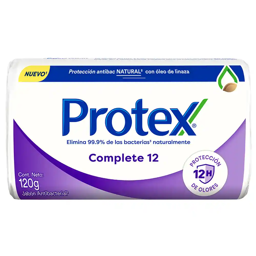 Jabón en barra Protex Complete 12 - 120g
