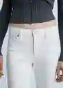 Jean Isa Blanco Talla 46 Mujer Mango