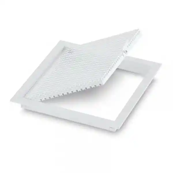 Laminaire Tapa Registro Perforada Palanca Blanca 20 x 20