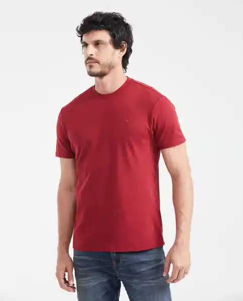 Camiseta Basic Colors Rojo Sangría Oscuro T. XXL Chevignon