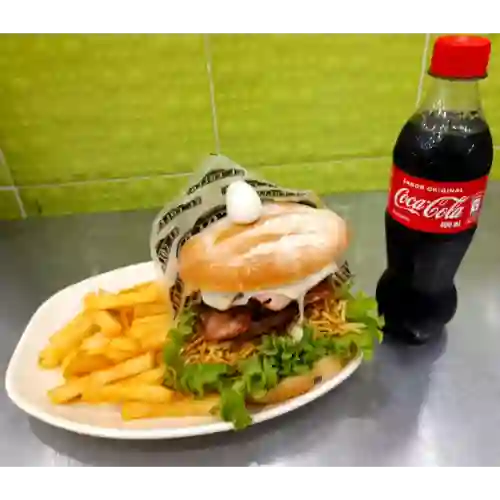 Combo Hamburguesa Ahumada