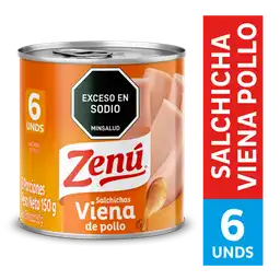 Salchicha Viena Zenú Pollo x 150 g