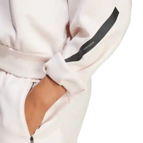 Adidas Chaqueta W Z. N. E. Swt Lifestyle de Mujer Blanco Talla M