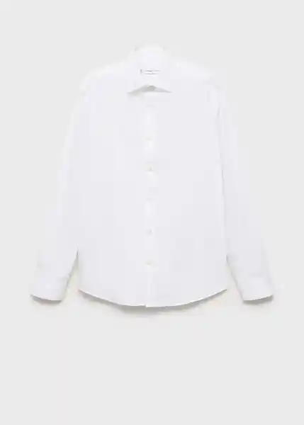 Camisa Play Blanco Talla S Hombre Mango