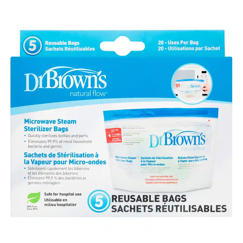 Dr Browns Bolsa Para Esterilizar En Microndas Bpa Free D0960