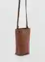 Funda P Serrat Cuero Talla 99 Mujer Mango