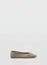 Zapatos Cassis Beige Talla 38 Mujer Mango