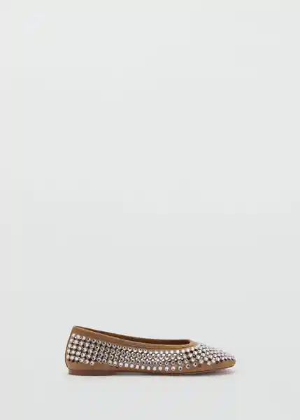 Zapatos Cassis Beige Talla 38 Mujer Mango
