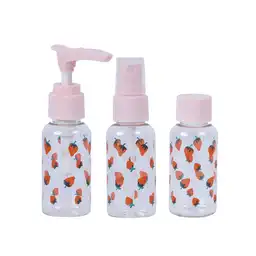 Kit de Botellas de Viaje Fruit 2.0 Fresa Miniso