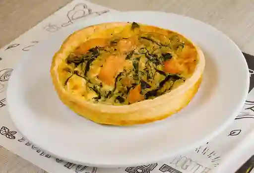 Quiche Salmón Espinaca
