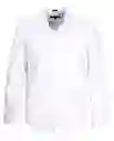 Camisa Carbon M/l Blanco 1 Talla L Hombre Chevignon