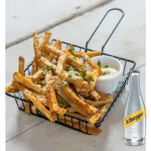 Combo Papas Griegas + Schweppes 300 ml