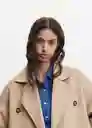 Abrigo Picarol Topo Talla L Mujer Mango