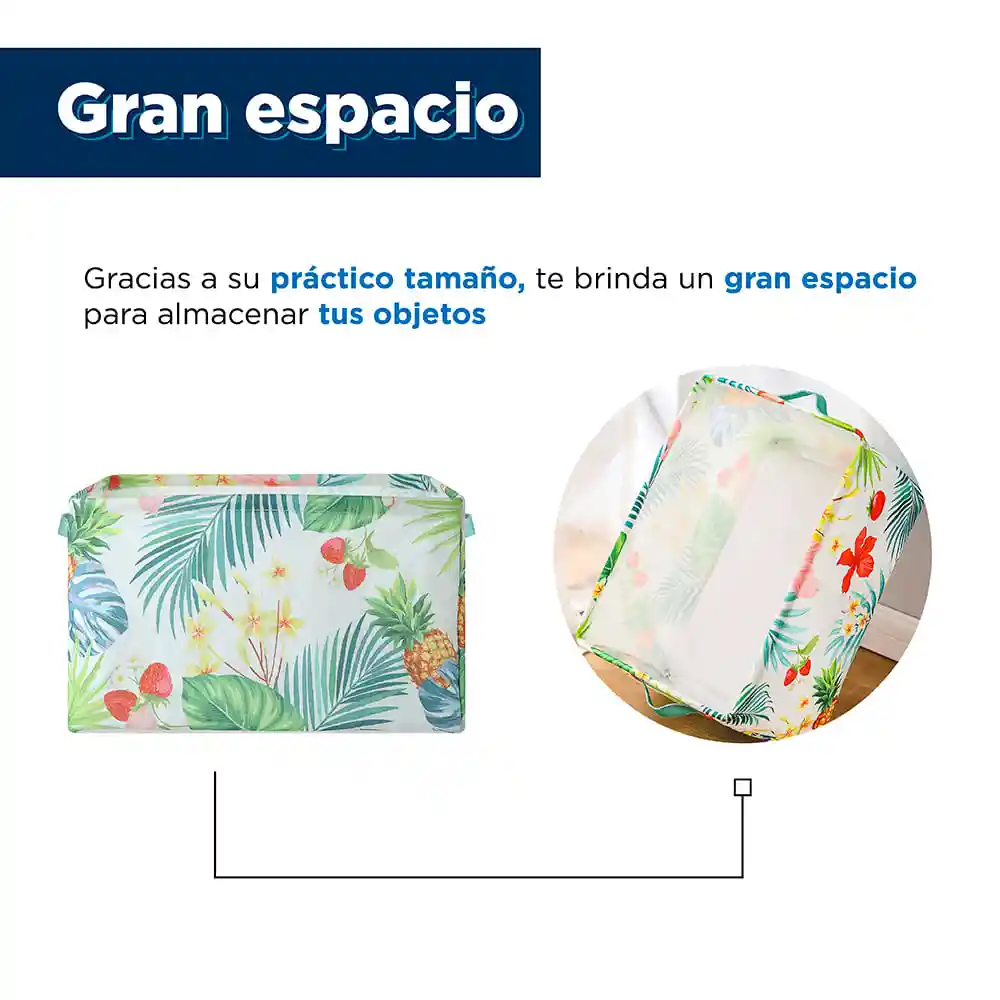 Miniso Contenedor de Almacenamiento de Tela Passion Island L