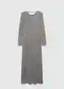 Vestido Bindir Gris Medio Vigore Talla 18 Teen Niñas Mango