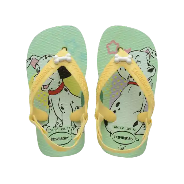 Sandalias Baby Disney Verde Jardín Talla 18 4137007 Havaianas