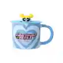 Taza Con Tapa de Burbuja Serie Las Chicas Superpoderosas Miniso