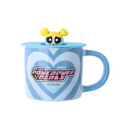 Taza Con Tapa de Burbuja Serie Las Chicas Superpoderosas Miniso