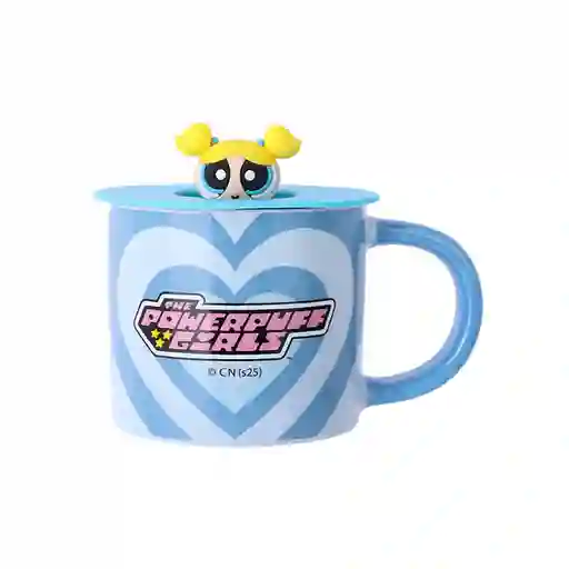 Taza Con Tapa de Burbuja Serie Las Chicas Superpoderosas Miniso