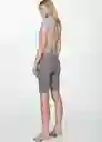 Pantalón Cobi Gris Talla XS Mujer Mango