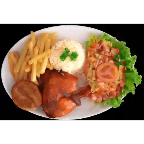 Bandeja con Pollo