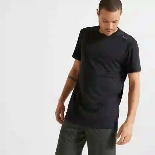 Domyos Camiseta Básico Transpirable Cuello Redondo Negro T. XL