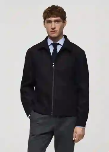 Buzo Sudadera Capri Navy Talla M Hombre Mango