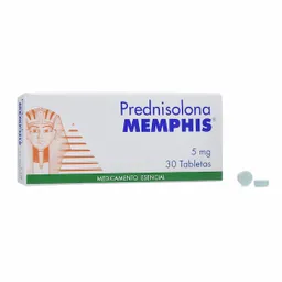 Prednisolona 5 Mg x 30 Tabletas