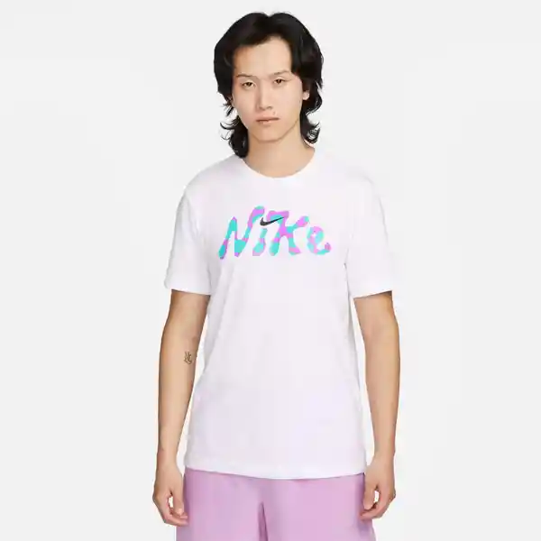 Nike Camiseta M Df Tee Dye 1 Para Hombre Blanco Talla M