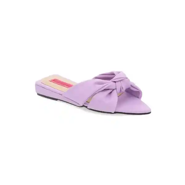 Sandalias Plana London Lila Talla 37