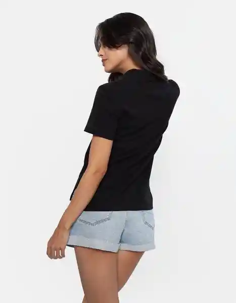 Camiseta Negro Talla MEDIUM Mujer 8368001 American Eagle