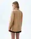 Buzo Mujer Beige Talla S 629f010 Americanino