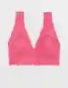 Top Bralette Aerie Rosado Talla Medium American Eagle