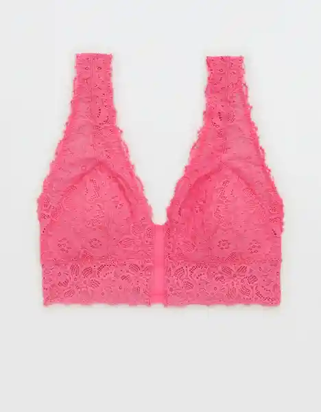 Top Bralette Aerie Rosado Talla Medium American Eagle