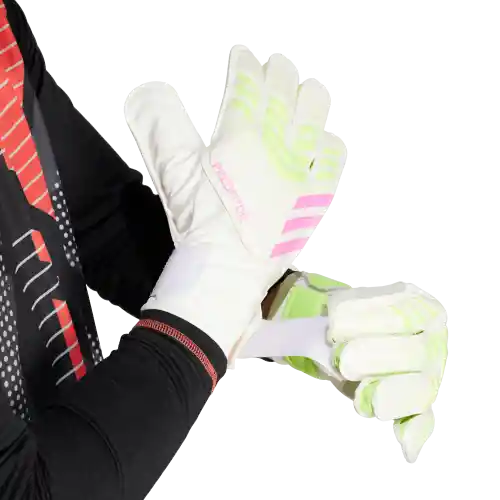 Adidas Guantes Pred Gl Trn Para Fútbol Unisex Blanco Talla 9
