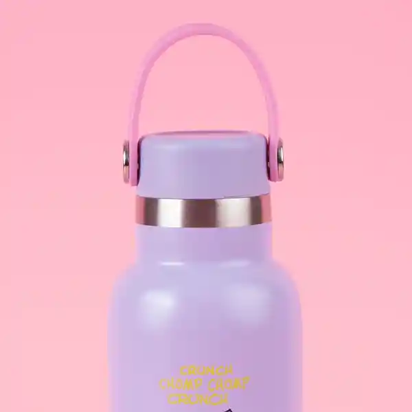 Termo de Con Asa y Funda Snoopy Colorful Morado 500 mL Miniso