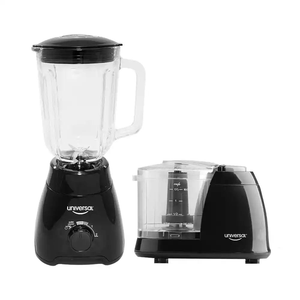 Combo Licuadora + Picatodo Universal L50127 Negro