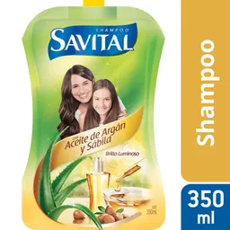 Savital Shampoo con Aceite de Argán y Sábila