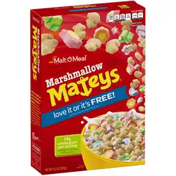 Marshmallow Mateys Cereal Malt o Meal