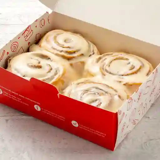 Cinnamon roll clasico x4