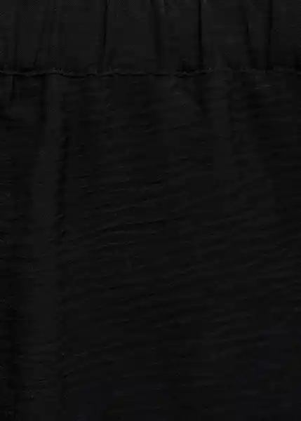 Pantalón Burbuja-A Negro Talla XS Mujer Mango