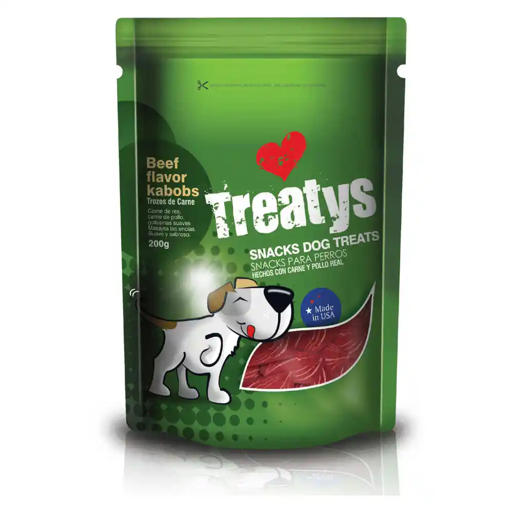 Treatys Snack para Perros Sabor a Carne