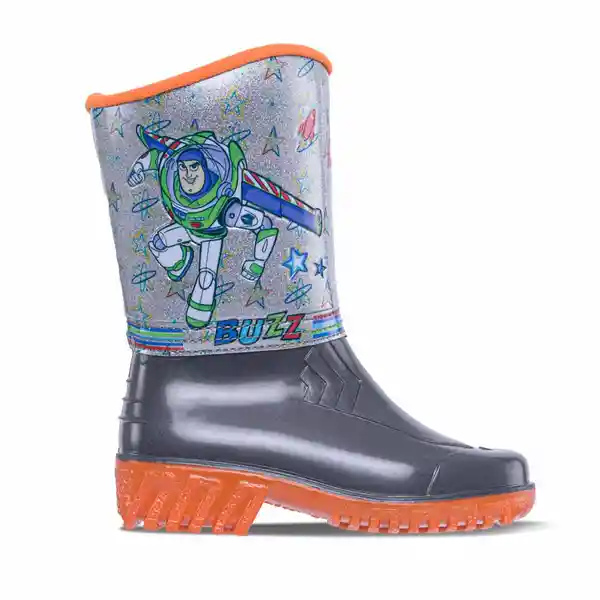 Disney Botas de Lluvia Toy Arif Para Niño Gris y Naranja T. 30